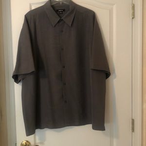 Claiborne Gray Casual Button Down